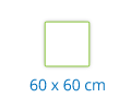60 x 60 cm
